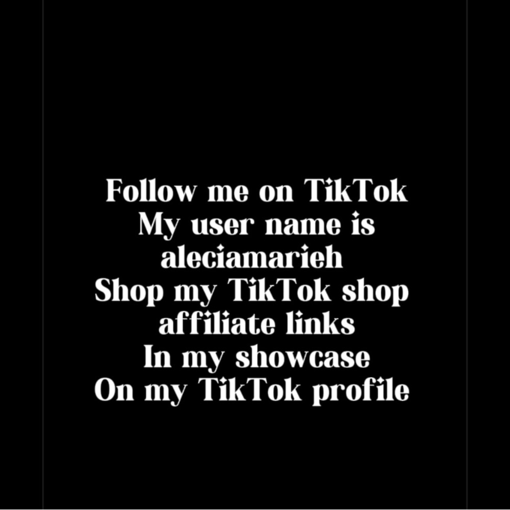 Follow me on TikTok